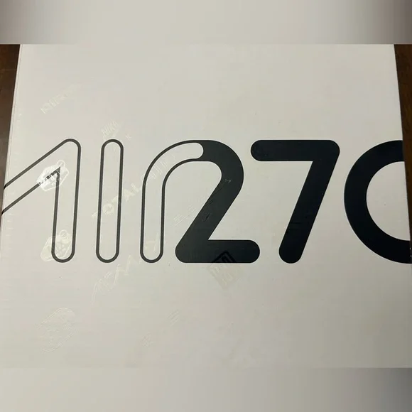 Nike Air Max 270 Black and White Sneakers - Picture 10 of 12